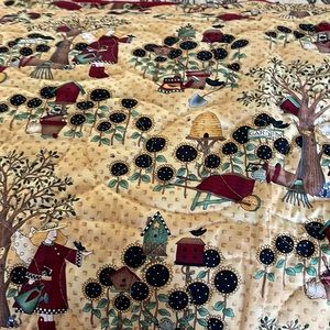 Small throw hand made